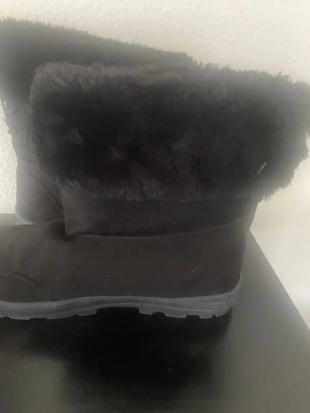 Seven 7 Dials Women's Mid-Calf Faux Fur Winter Boots Black Size 9 Snow boots